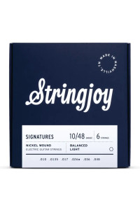 Stringjoy Signatures | Balanced Light Gauge (10-48) Nickel Wound Electric Guitar Strings